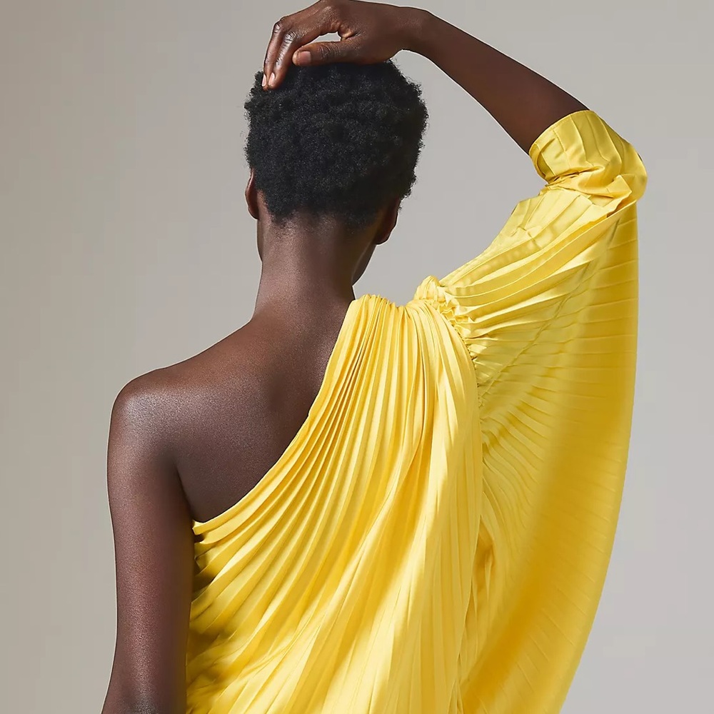 Hutch One-Shoulder Pleated Mini Dress - Picture 11 of 13